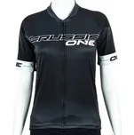Crussis - Dámský cyklistický dres CRUSSIS - ONE, krátký rukáv, černá/bílá, vel. S