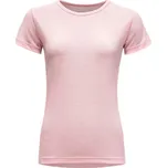 Dámské merino triko DEVOLD Breeze Merino 150 T-Shirt Wmn, Chalk Pink - S