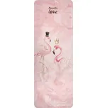 Premium semišová podložka na jógu Sportago 185x68x0,15 cm - Plameňáková Láska