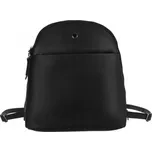 Peterson Černý stylový kožený batoh Černá