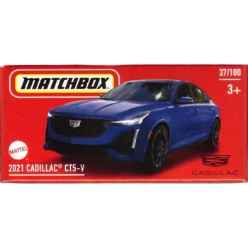 autíčko Cadillac CT5-V 2021 modrý 1:64 - MATCHBOX Cadillac CT5 - model auta