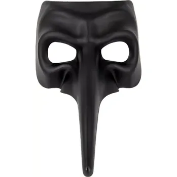 Karnevalová maska Karnevalová maska s dlouhým nosem černá