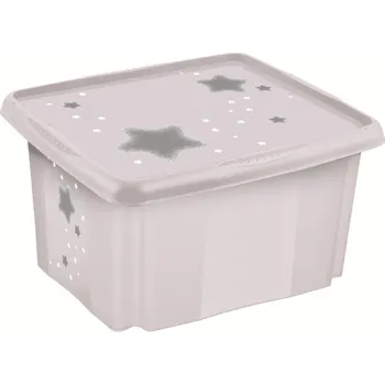 Úložný box Úložný box Hvězdy 24 l, šedý