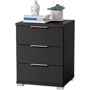 Noční stolek Vyšší noční stolek Anton, černý