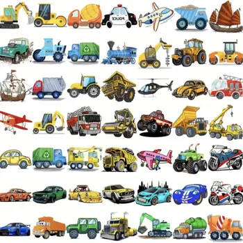 Tetování Dětské dočasné tetování - AUTA - 50 ks (Značka: SPADABRAVO)