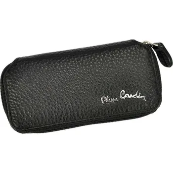 Peněženka Pierre Cardin TILAK11 376S Černé Kožené Etui na Klíče ze Přírodní kůžej