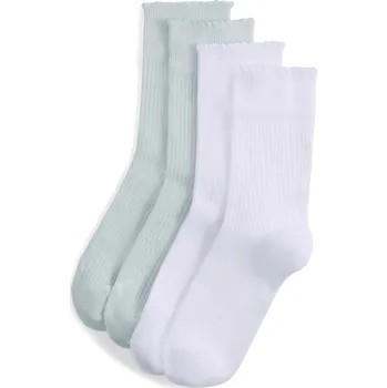 Dámské ponožky Dámské ponožky 2-pack PUMA WOMEN SCALLOP EDGE SOCK 947221-04 BLUE / WHITE 39-42
