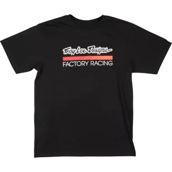 Pánské tričko Troy Lee Designs Factory Racing SS Tee black/red L