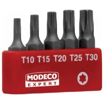 Bit Modeco Sada bitů Torx 25mm T10-T30 5 ks. (MN-15-515)
