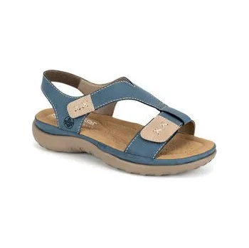Dámská obuv Rieker Sandály 64873-14 Modrá 41
