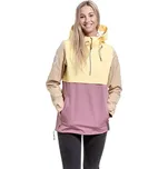 Meatfly dámská street bunda Kalle Vanilla/Dusty Rose | Žlutá