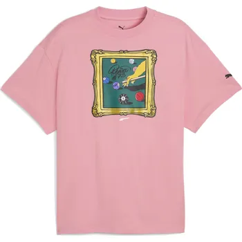 Pánské tričko Pánské triko PUMA COMMISSIONER DYLAN TEE V 632866-01 PINKSCAPE L