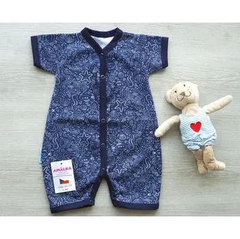 Kojenecký overall AMÁLKA Letní, krátký overal, mořský svět Velikost: 68