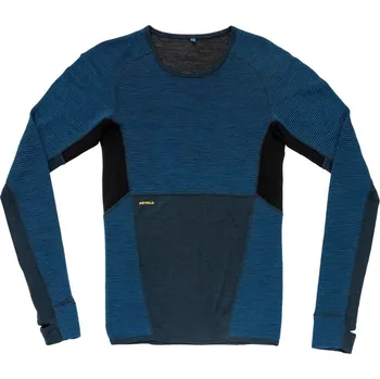 Pánské termoprádlo Pánské oboustranné merino triko DEVOLD Tuvegga Merino Shirt Man, Flood - S