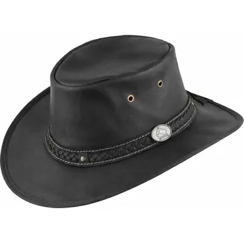 Klobouk Scippis australský klobouk z klokaní kůže Kangaroo Sundowner – černý Velikost: 63 cm (XXL)