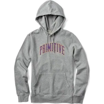 Pánská mikina MIKINA PRIMITIVE COLLEGIATE ARCH HOODIE - šedá - XL + při osobním odběru 1 262 Kč