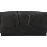 Dámská kožená peněženka černá - Delami Gislinde černá