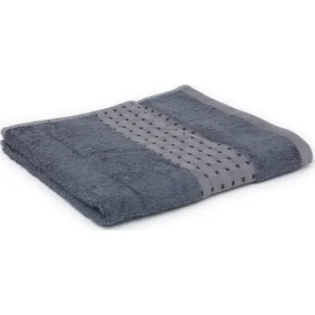 Sprchový závěs Osuška Bambus 70x140 cm, antracitová