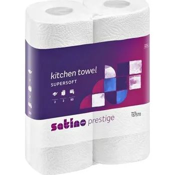 Utěrka 2-vrstvé kuchyňské utěrky (2 ks) Satino prestige, celulóza