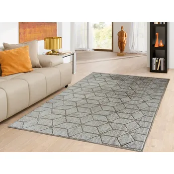 Koberec Koberec Králík 120x160 cm, béžový, geometrický vzor