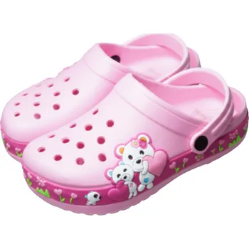 Dívčí obuv DÍVČÍ GUMOVÉ NAZOUVÁKY růžové Bellgame GY2491C (Dívčí nezateplené gumové nazouváky)