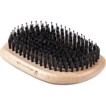 Kent LPF3 — Flow Bristle Nylon Mix Military Style Brush - Oblý vojenský kartáč na vlasy 120 mm