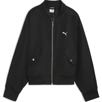 Dámská cargo bunda Dámské bunda PUMA T7 SATIN BOMBER JACKET 632168-01 PUMA BLACK XS