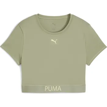 Dámské triko PUMA W STRONG TEE - SHORT 526805-82 LUX ARMY S