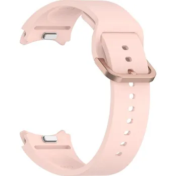 Řemínek na hodinky Silikonový řemínek pro Samsung Galaxy Watch 4, 5, 6, 7, FE - Růžový, OneClick
