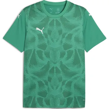 Pánské tričko Pánské funkční triko PUMA TEAMULTIMATE JERSEY 706280-05 SPORT GREEN/PUMA WHITE S