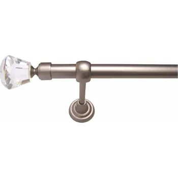 Garnýž URBÁNEK Garnýže kovové OP pr.19 mm matný chrom Figaro - 400 cm