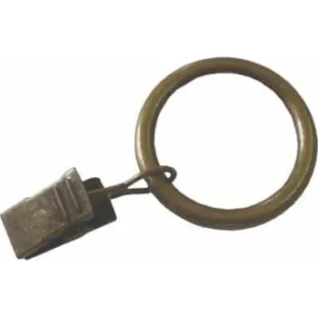 Garnýž URBÁNEK Kroužek se žabkou pro tyč pr.16 a 19 mm - Zlatá antik