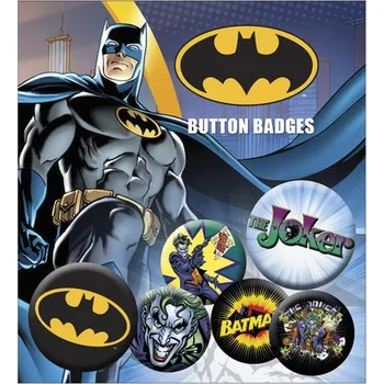 Placky Batman - set 6 kusů