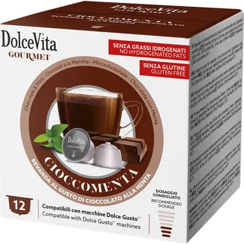 Dolce Vita Italfoods čokoláda s mátou 12 ks