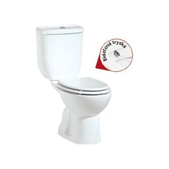 Klozet Canakcilar Ceramic Creavit Creavit Sedef WC kombi + bidet 2v1 spodní odpad bílá SD3041