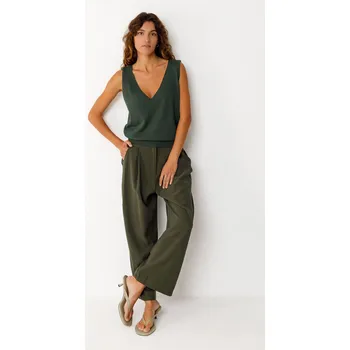 Dámské tričko Top SKFK Maindi 0G9 láhvově zelený Velikost: 34