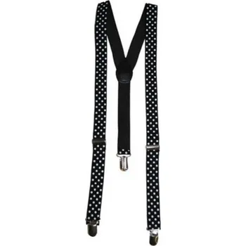 Karnevalový doplněk Šle s puntíky černé