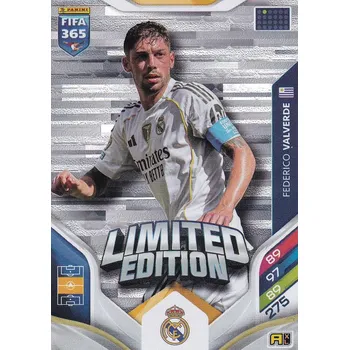 Fotbalová karta FIFA 365 Adrenalyn XL 2026 Limited Edition - Federico Valverde (Real Madrid)