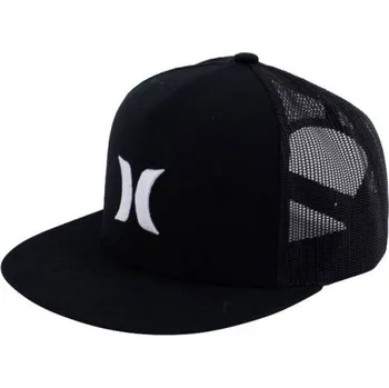 Kšiltovka KŠILTOVKA HURLEY ICON SOLID FLAT TRUCKER - černá + při osobním odběru 759 Kč