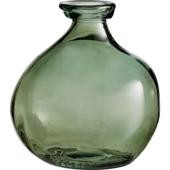 Váza Váza Nell 18 cm, recyklované sklo, zelená
