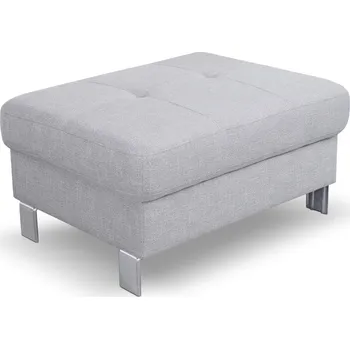 Taburet Taburet Lotos, světle šedá tkanina