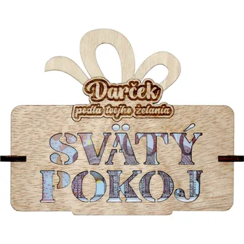 Žertovný předmět Tabulka na peníze - Svätý pokoj SK