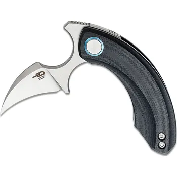 kapesní nůž Bestech STRELIT 14C28N, Satin+Stonewash, G10 BG52A-1