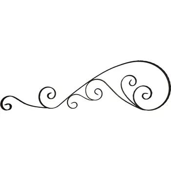 Zábradlí kovářský ornament K3610L - 1260 x 390 mm, profil 25 x 5 mm zdobený