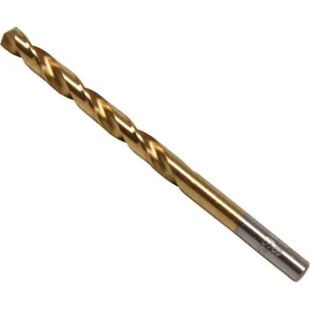 Vrták BGS Technic BGS 2040-6 Spirálový vrták HSS-G 6,0 mm s válcovou stopkou, TiN. 2 ks