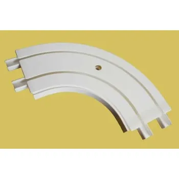 URBÁNEK Plastové kolejnice CM - oblouk průchozí vnitřní - dvoukolejnice