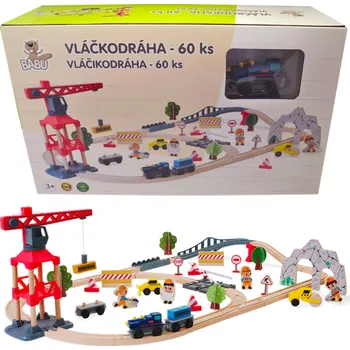 Vláček a vláčkodráha Sparkys Vláčkodráha s jeřábem