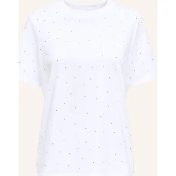 Dámské tričko Only Dámské Tričko S Ozdobnými Kameny, bílá, 38