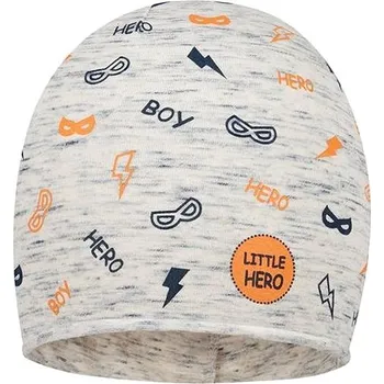 Kojenecké oblečení Broel chlapecká čepice Bond béžová 46 cm