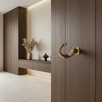 Věšák Interex design Věšák ORSA / Zlatá lesklá